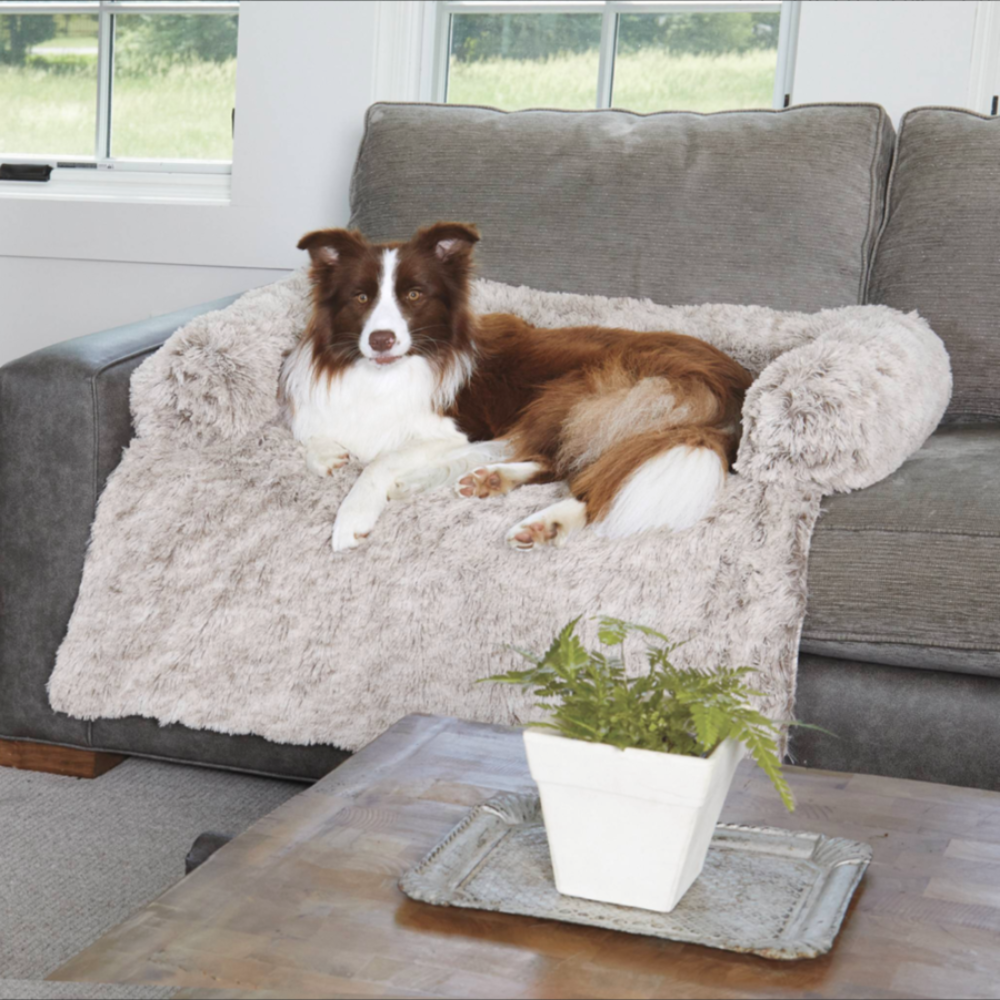 Large Dog Bed Cover Protector Warm Calming Plush - BestBuddyStore
