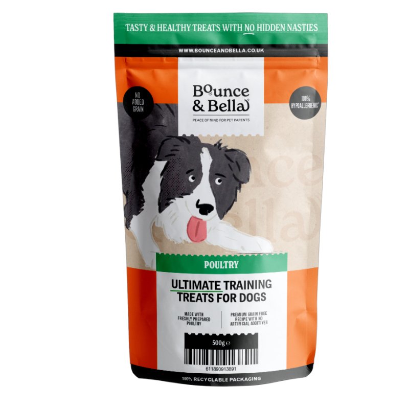 Grain Free Poultry Training Treats for Dogs.