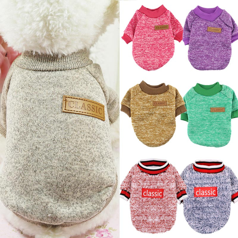 PUPPY-PROTECTION™ Classic Knit Dog Sweater